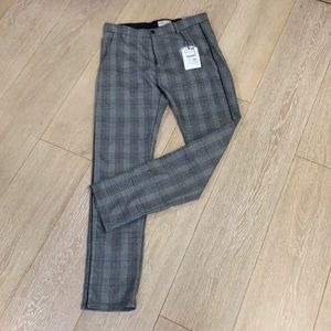Zara kids NWT plaid pants size 13/14